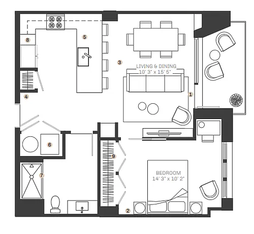 Floor plan A12