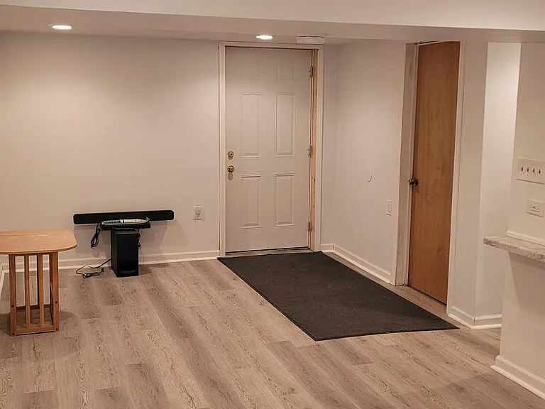 Clean entrance and exit area.
