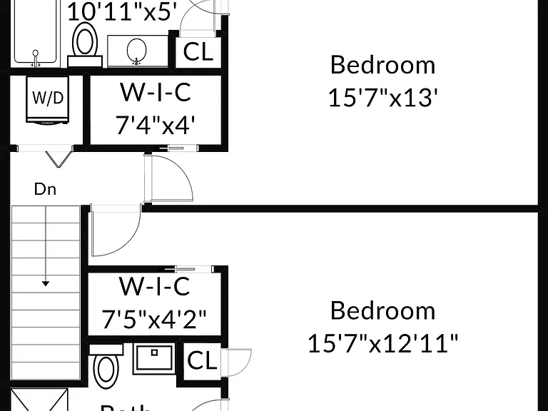 2nd level floor plan