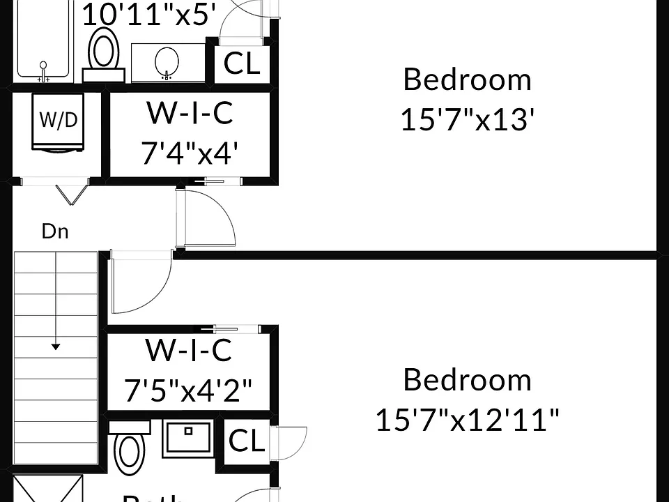 2nd level floor plan