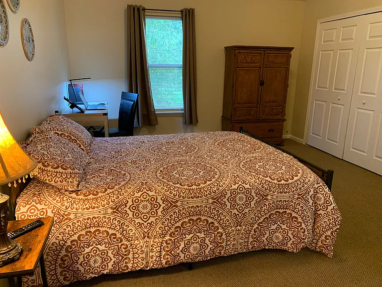 Large closet, ceiling fan