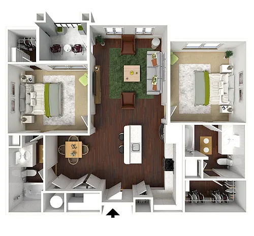 Floor plan Turner