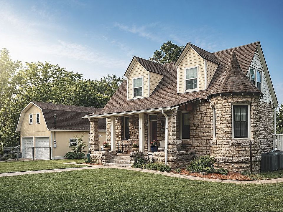 Home and Detached Garage