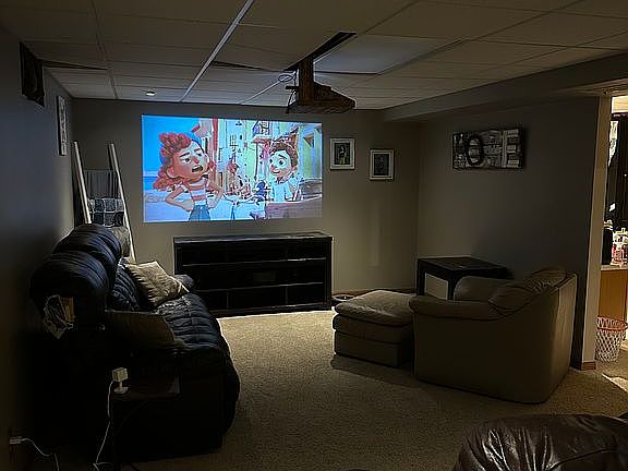 Family room/projector area
