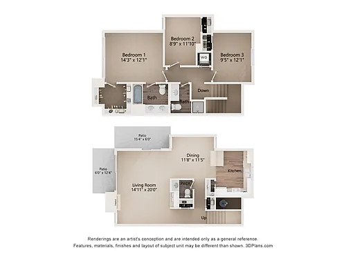 Floor plan Monarch Bay Renovated