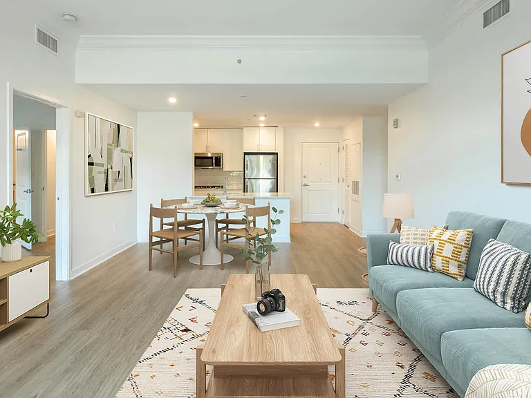 Living Room with Hard Surface Flooring