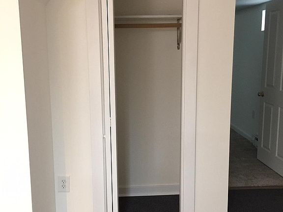 Hall closet in living room area