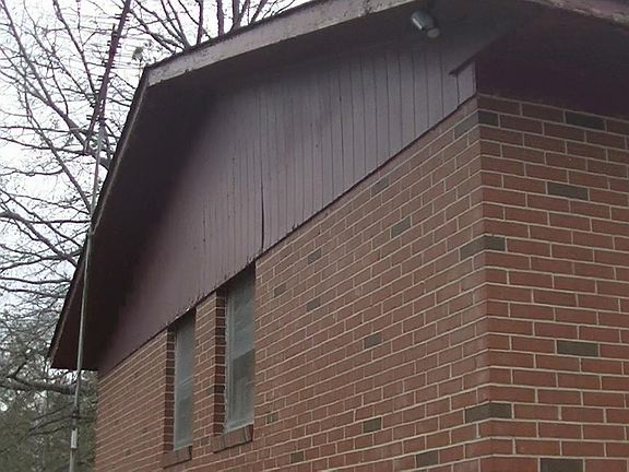 Outside view -Back of the house with Ring security camera