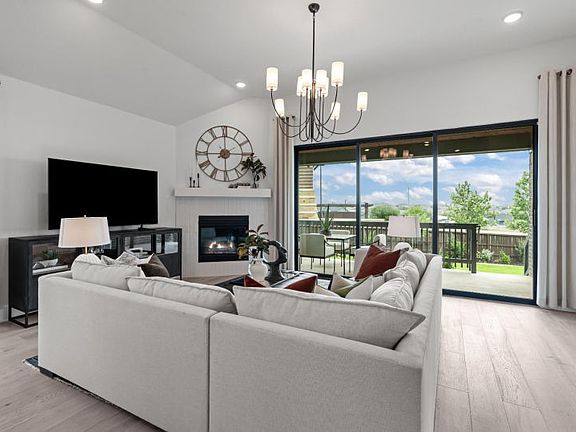 Gathering Room with Sliding Glass Doors