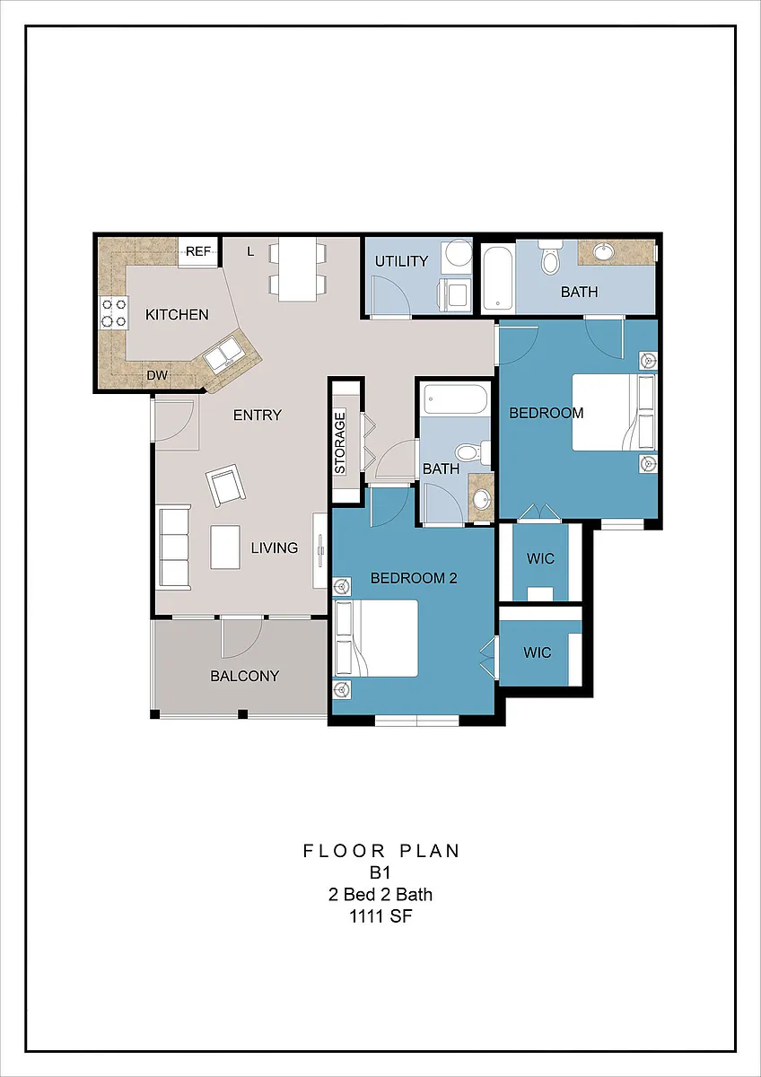 Floor plan B1