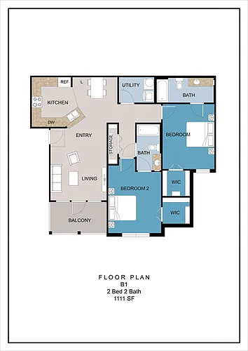 Floor plan B1
