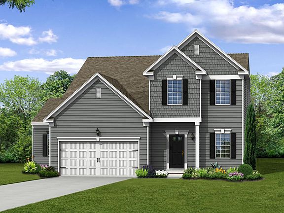 Elevation E Siding Facade with Extended Master Suite