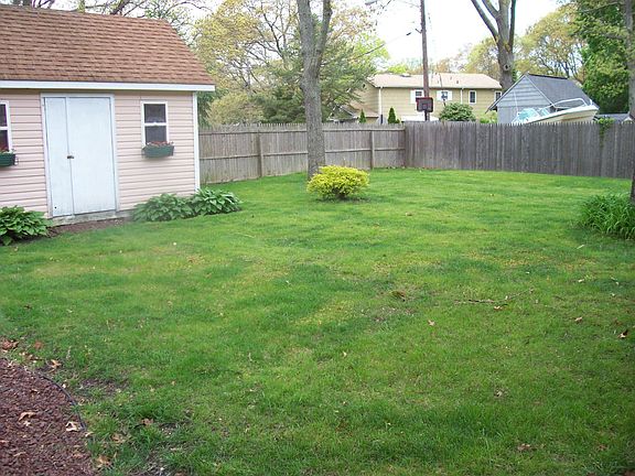 Fully fenced yard