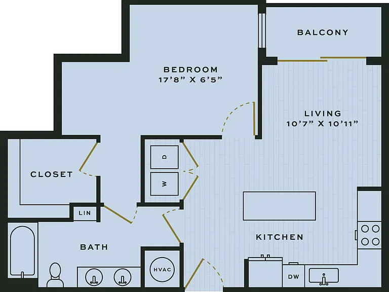 D2 floor plan The Keaton at Brier Creek
