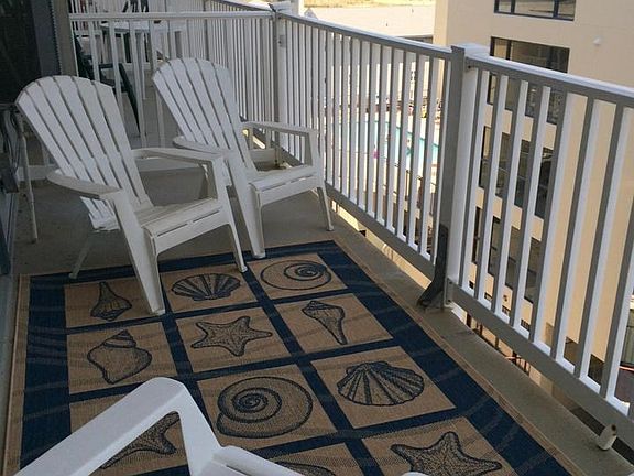 large balcony