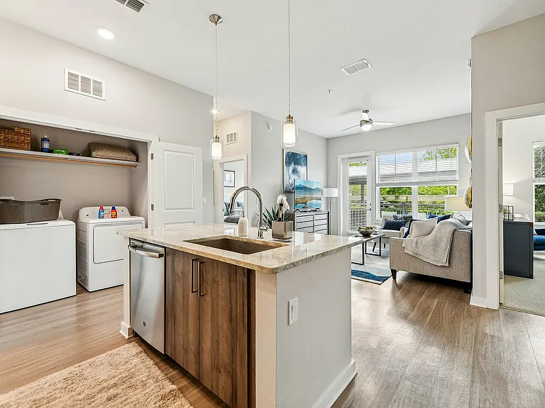 Kitchen and Living Room