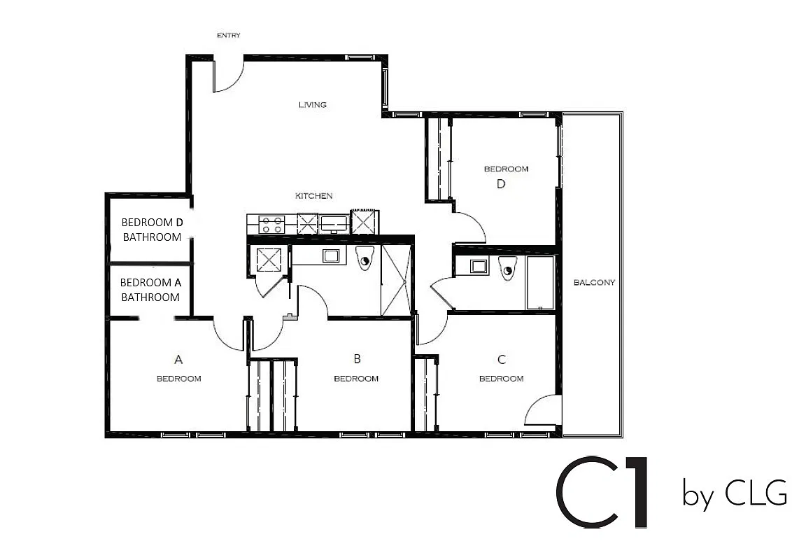 Floor plan GrandSuite 4x4