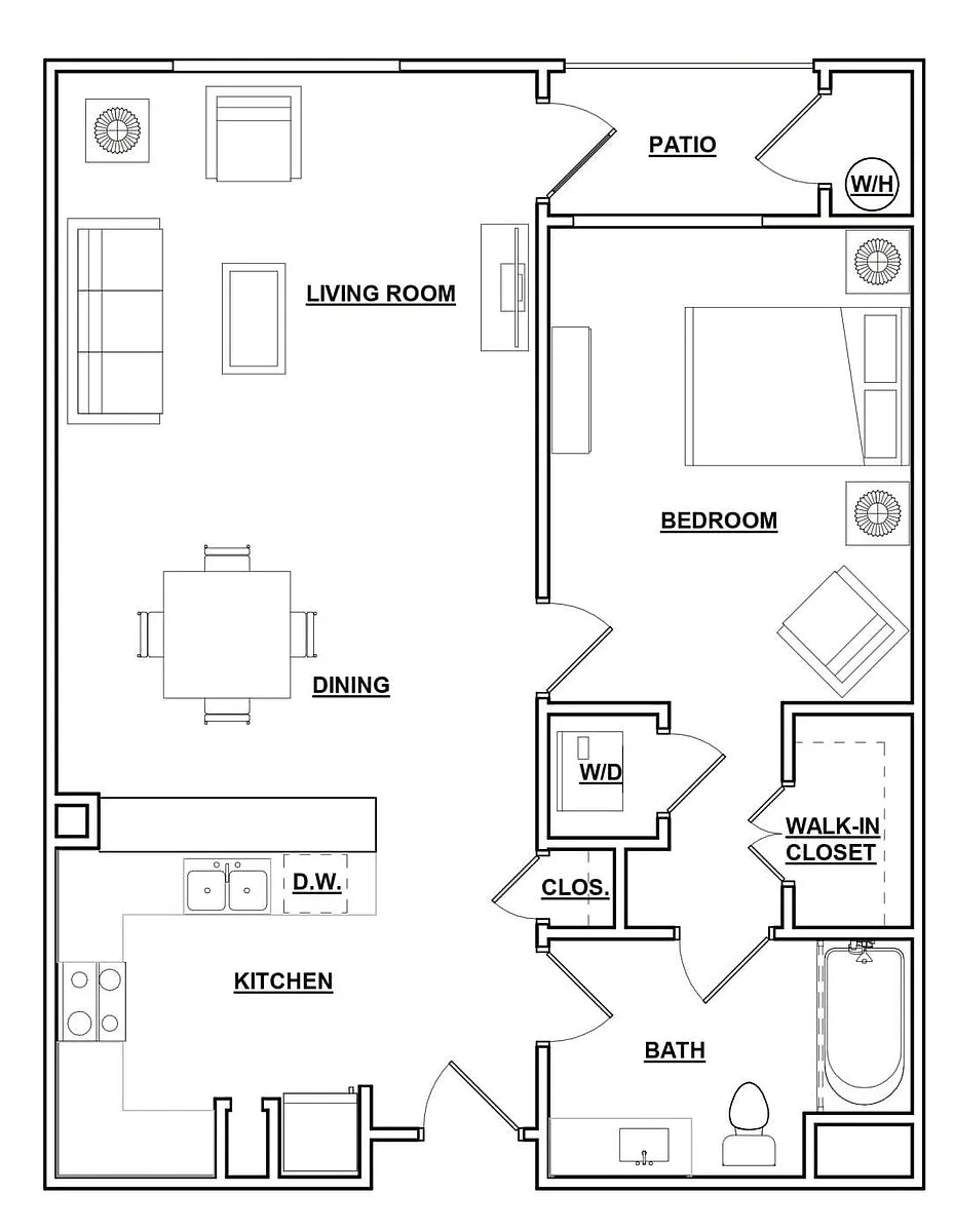Floor plan 1B1