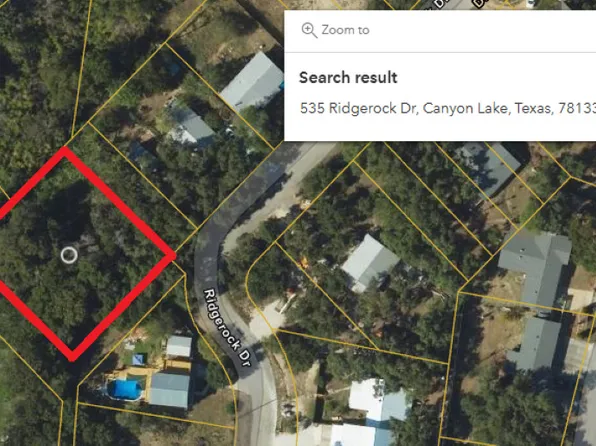 535 Ridgerock LOT 22,23, Canyon Lake, TX 78133
