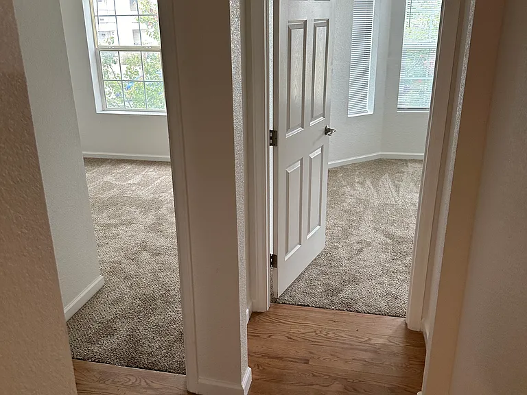 Bedroom 2 on left, Bedroom 3 on right
