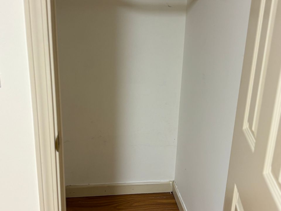 First bedroom closet