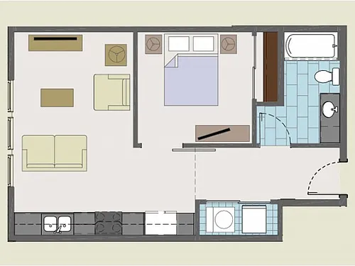Floor plan 214 / 314 / 414