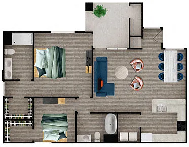 Floor plan Cholla