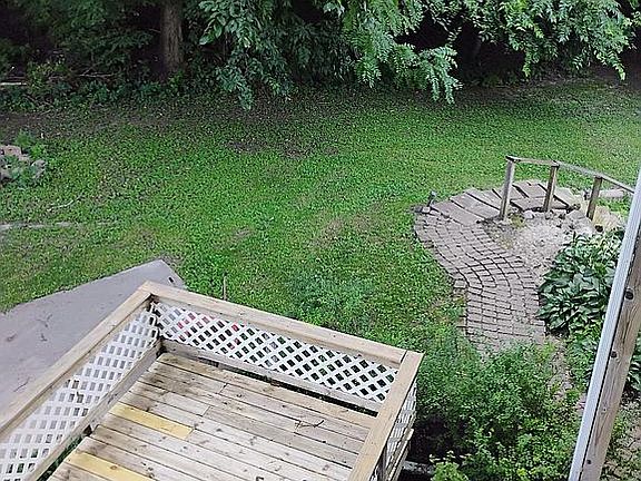 Rear deck