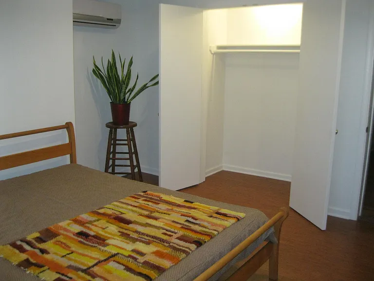 Another view of bedroom with large closet.