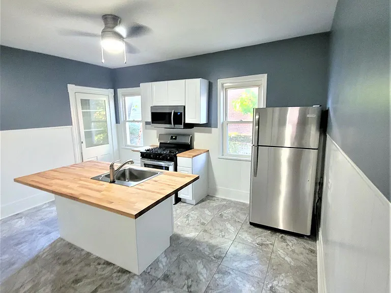 Brand new stainless steel appliances