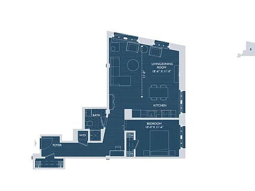 Floor plan Loft 6