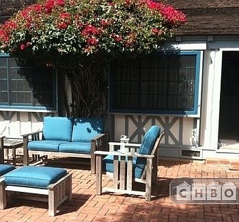 Enjoy the comfortable patio.