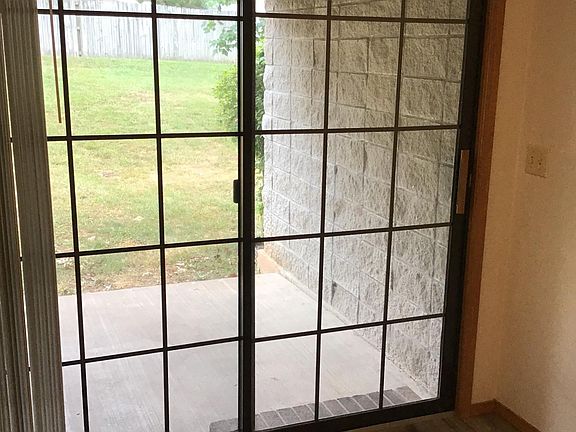 View to back covered patio