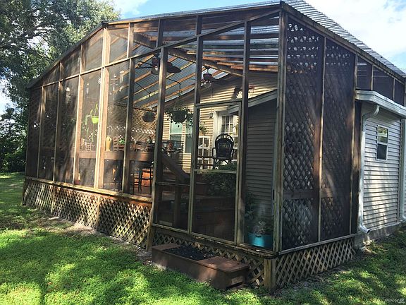 Huge back patio