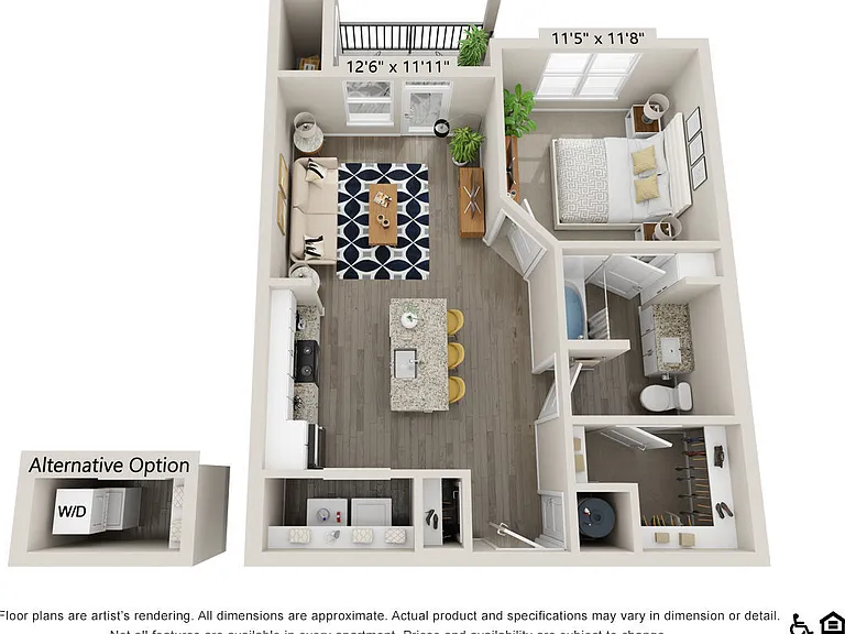 A1-1/1 floor plan Citadel at Lookout