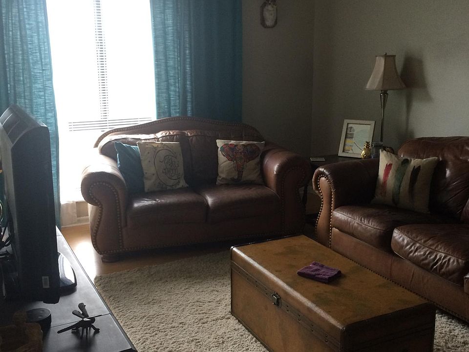 Living room with view towards the front of property