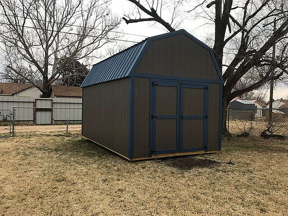 Storage Shed in Backyard