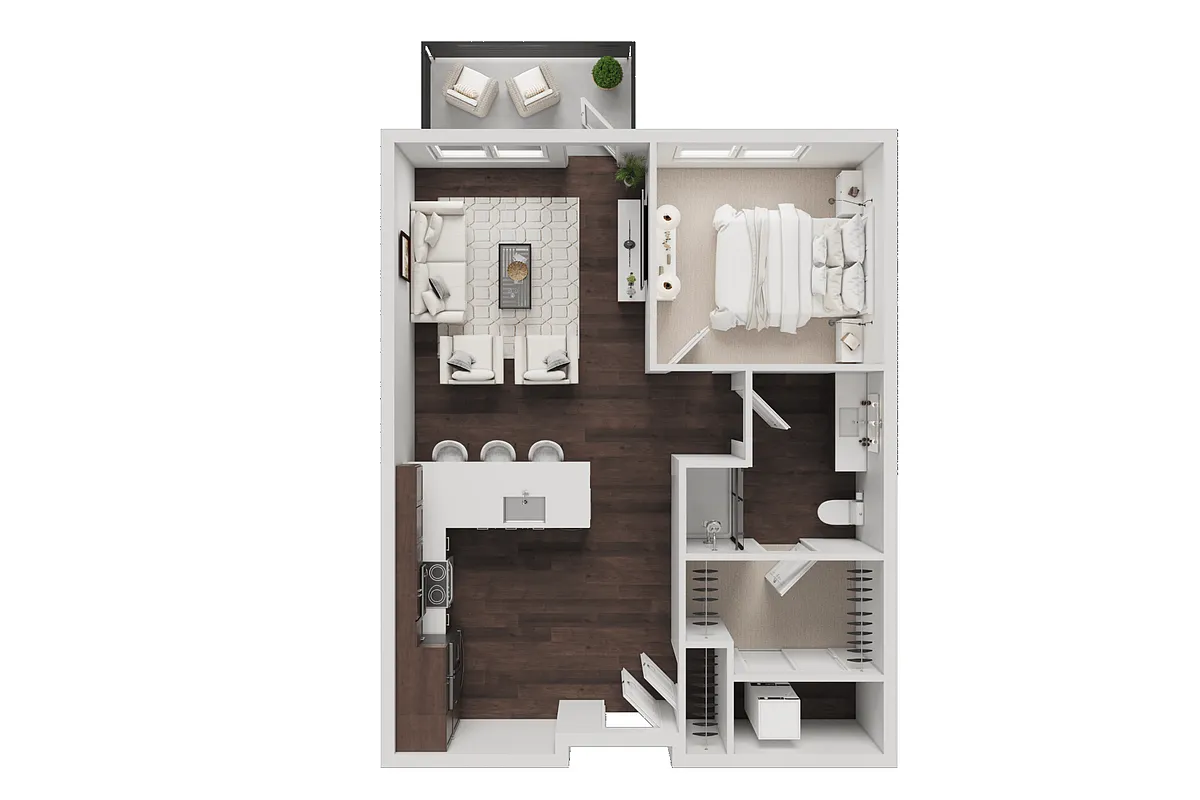 Floor plan Basecamp - Travel
