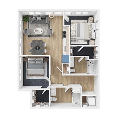Floor plan 2X2 - E12