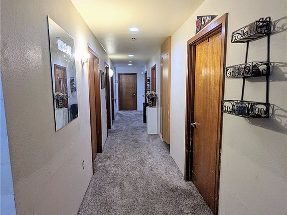 Wide hallways and oversized doors make this home wheelchair accessible.