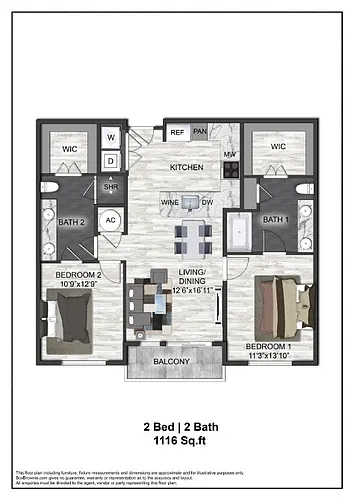 Floor plan B1