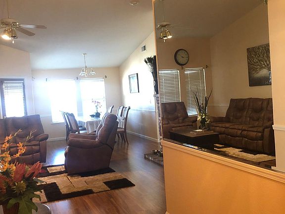 entry way, leading to first living room.