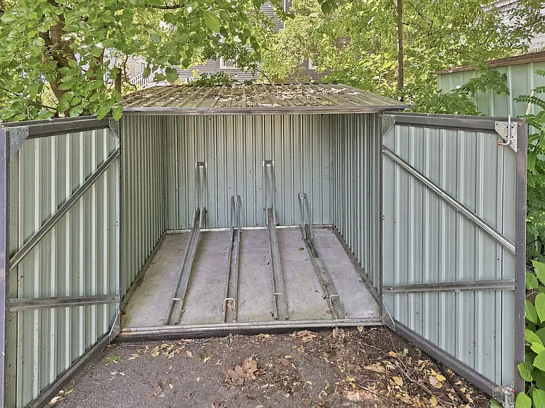 4 bike garage - 2 spots available for this apt