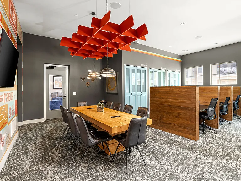 Business Center with Mac, PCs, Wireless Printing and Coffee Bar