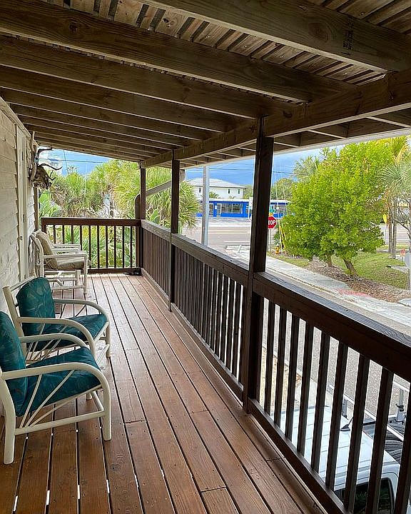 Northside porch