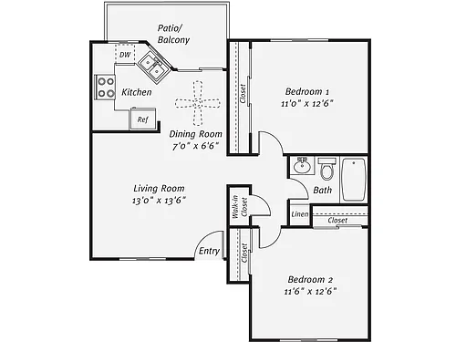 Floor plan B1