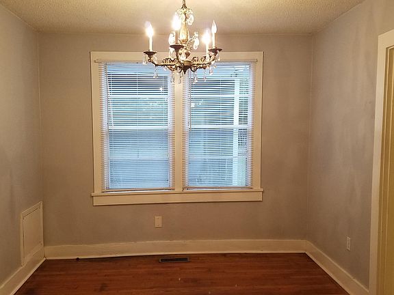 Dining room with original hardwood floors