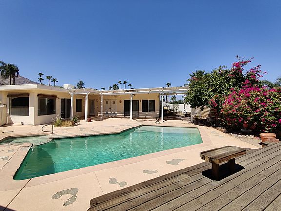 Saltwater pool.