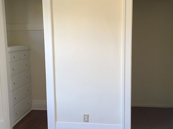 Walk in closets in bedroom