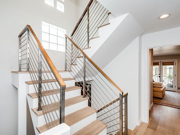 Staircase in entryway